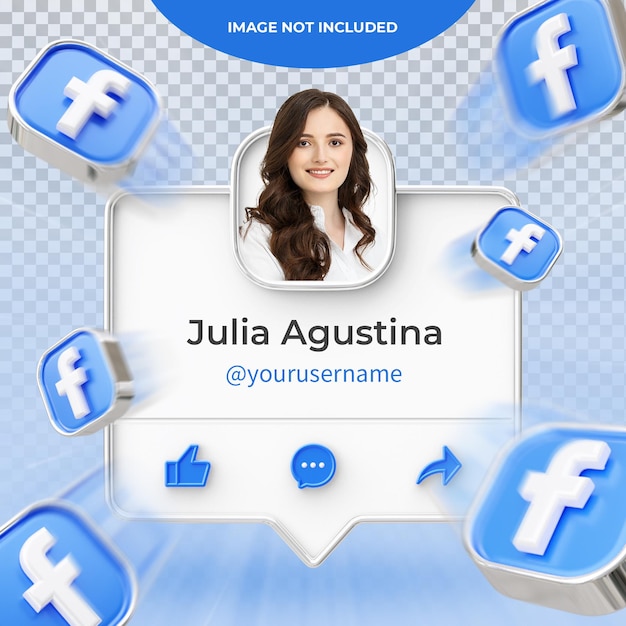 3d Rendering Facebook Profile