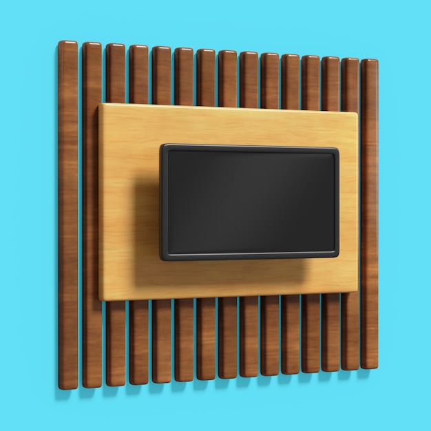 PSD 3d rendering of furniture icon