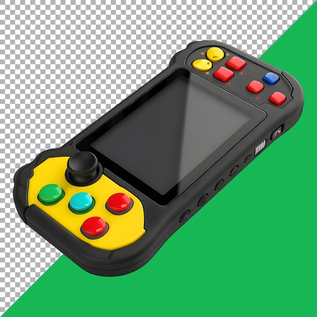 3D Rendering of a Gaming Control Remote on Transparent Background Ai Generated