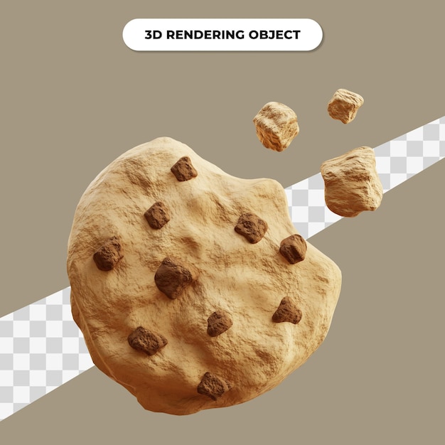 3d rendering gingerbread cookie