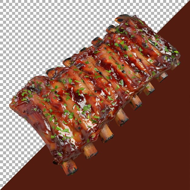 3D Rendering of a Grill Fish in a Plate on Transparent Background Ai Generated