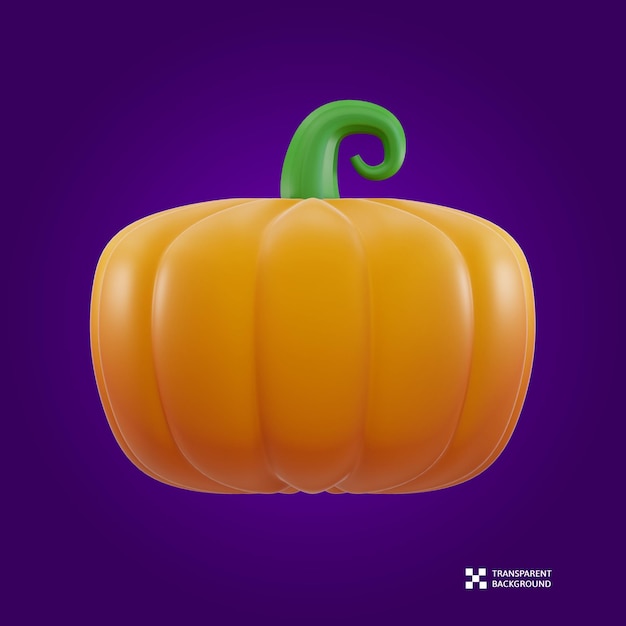 3D RENDERING HALLOWEEN PUMPKIN ILLUSTRATION