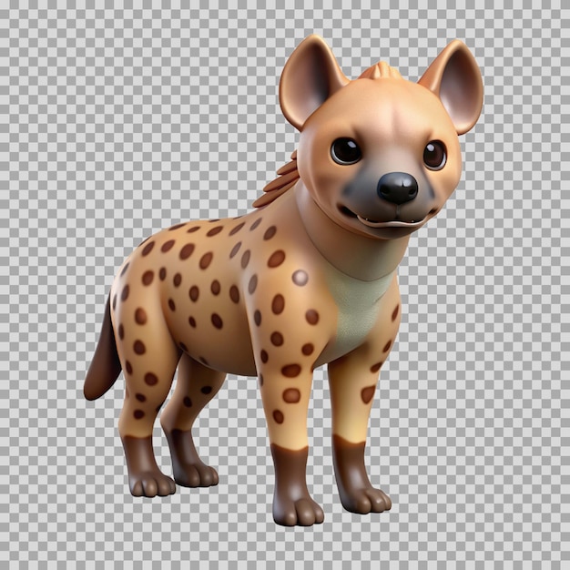 3d rendering of hyena