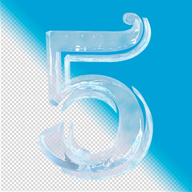 3d rendering of ice number 5