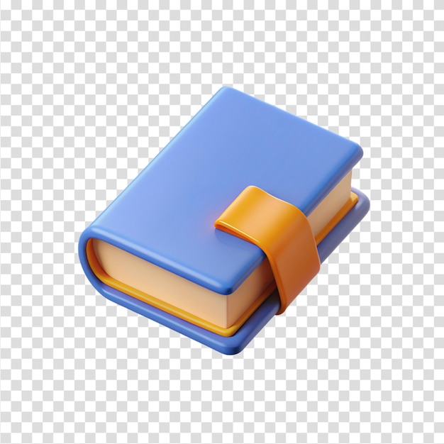 PSD 3d rendering illustration of book icon