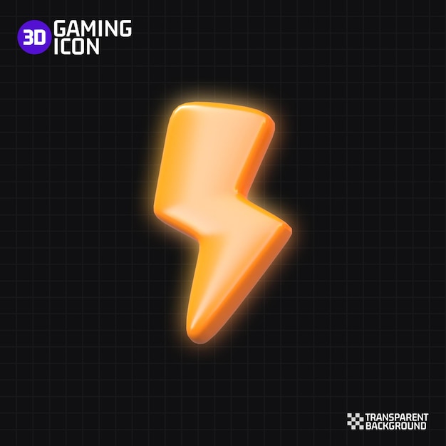 3d rendering LIGHTING GAMING ICON