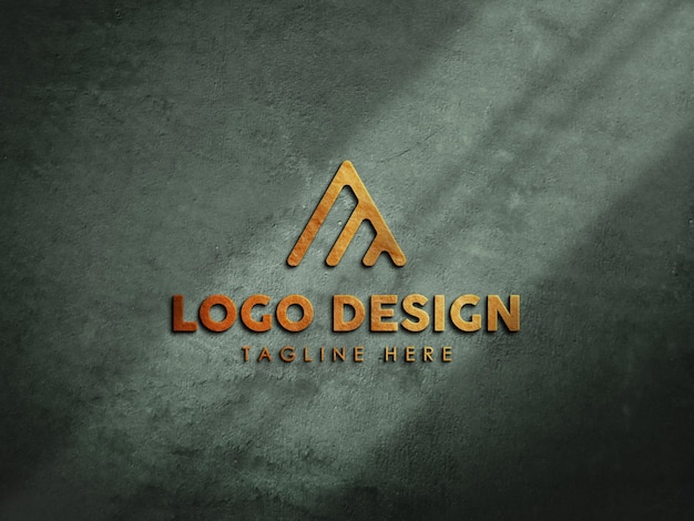 3D rendering LOGO mockup