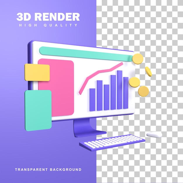 3D Rendering Management Data and Sales Reports