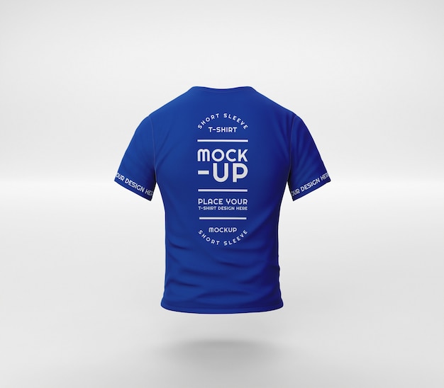 3d rendering of minimal tshirt mockup