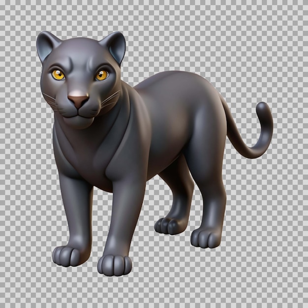 3d rendering of panther