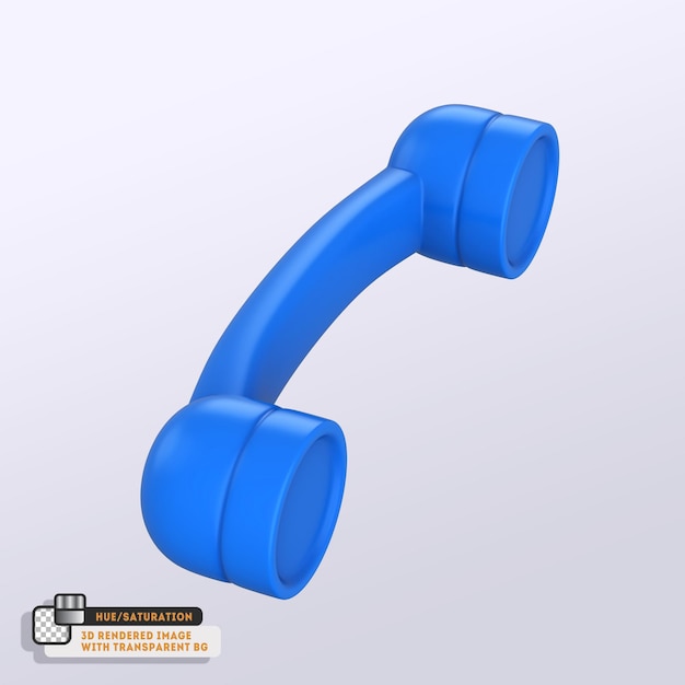 3d rendering of Phone call icon