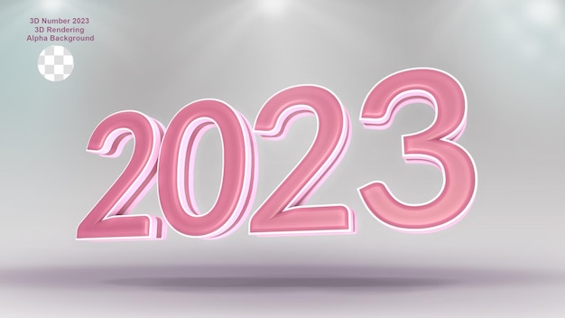 3D Rendering pink 2023