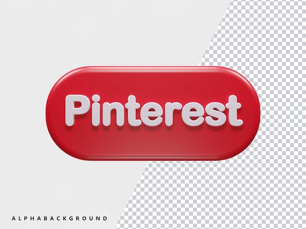 3d rendering pinterest icon