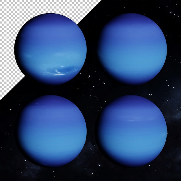 3d rendering planet neptune solar system universe