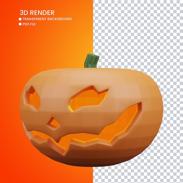 3d rendering of pumpkin