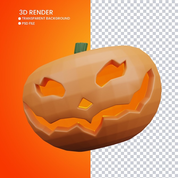 3d rendering of pumpkin