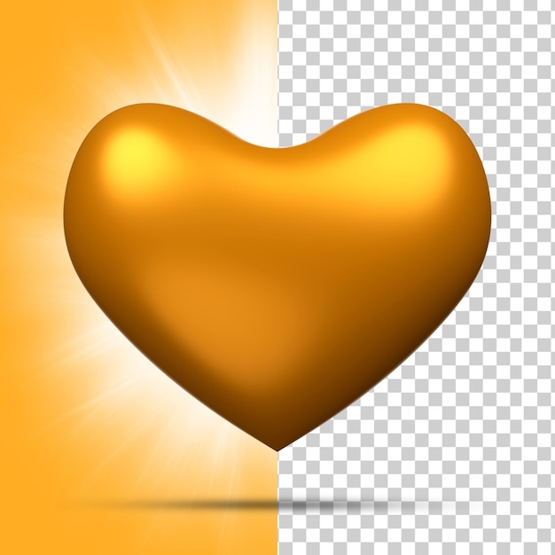 3d rendering Social Media Heart icon online social communication applications concept