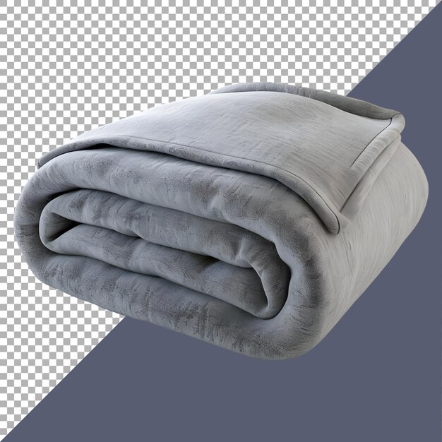 3D Rendering of a Soft Towel on Transparent Background Ai Generated