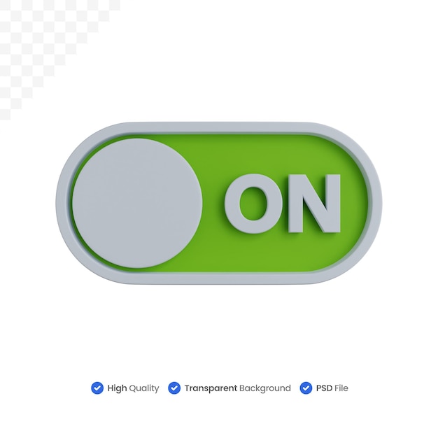 3d rendering toggle button on isolated