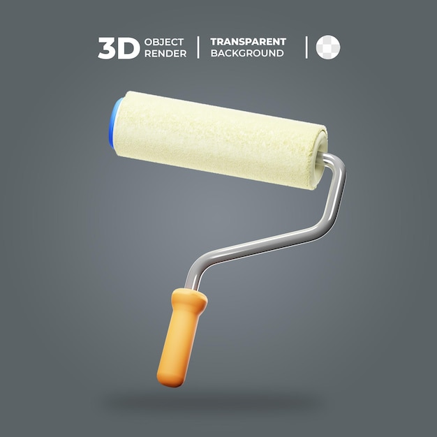 3D Roller Paint Icon