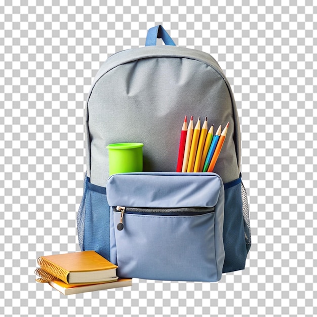 3d school backpack png