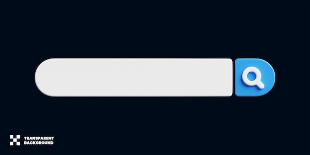 3D Search Bar Design