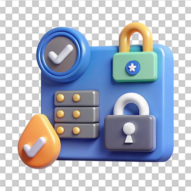 PSD 3d set of password illustrations forgot reset password and login successful cyber security to protect personal data user authorization sign in to account authentication page vector in 3d style