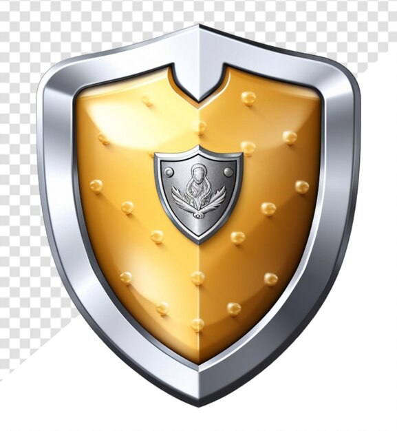 PSD 3d shield element protection or security symbol icon