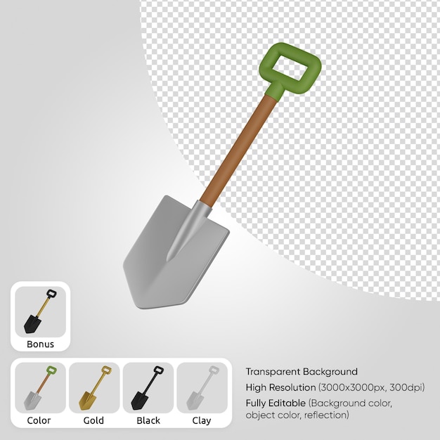 3d shovel