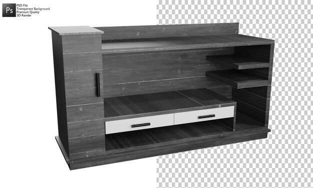 3d sideboard illustration design