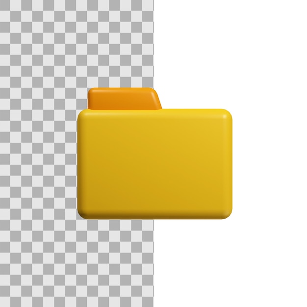 3D Simple folder icon