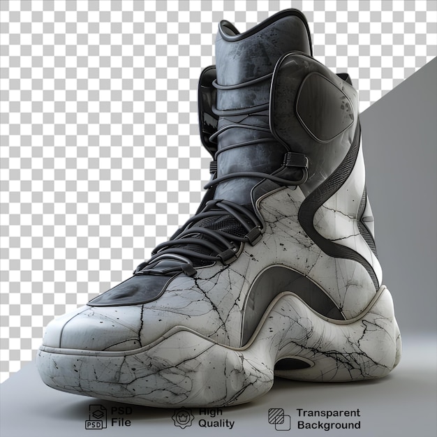 3d sneaker front view mockup on transparent background with png file