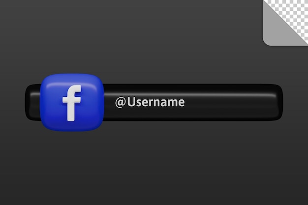 3d social media facebook icon