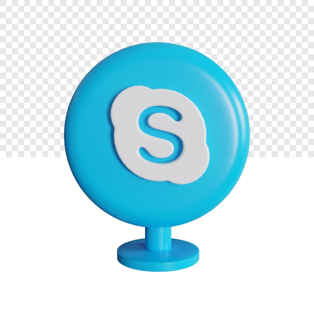 3d social media icon