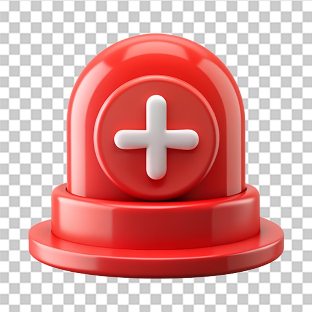 PSD 3d sos emergency icon emergency alarm sos help service trendy and modern vector in 3d style