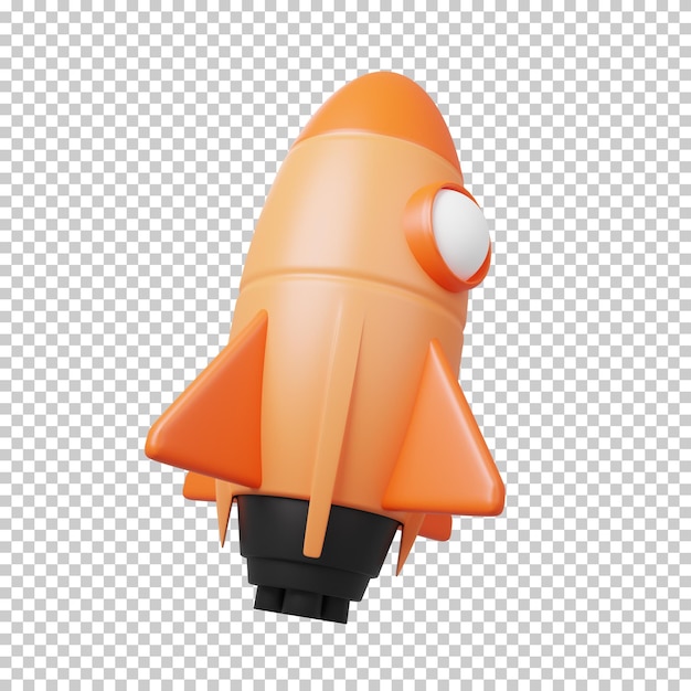 PSD 3d space rocket