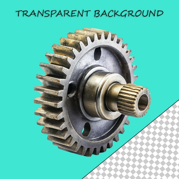 3d style mechanical item isolated on transparent background