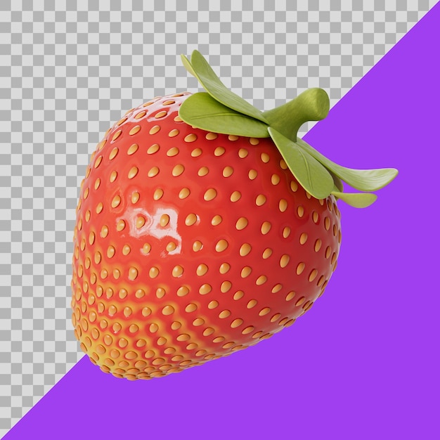 3D Stylized Strawberry