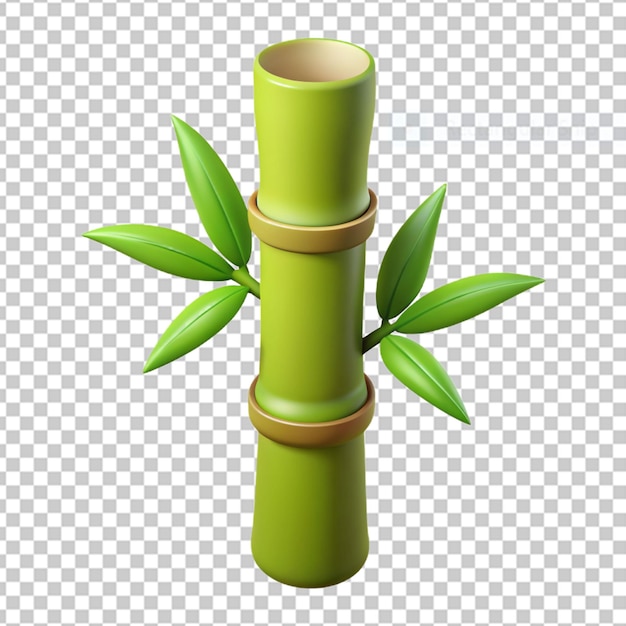 3d Symbolic green bamboo stands png