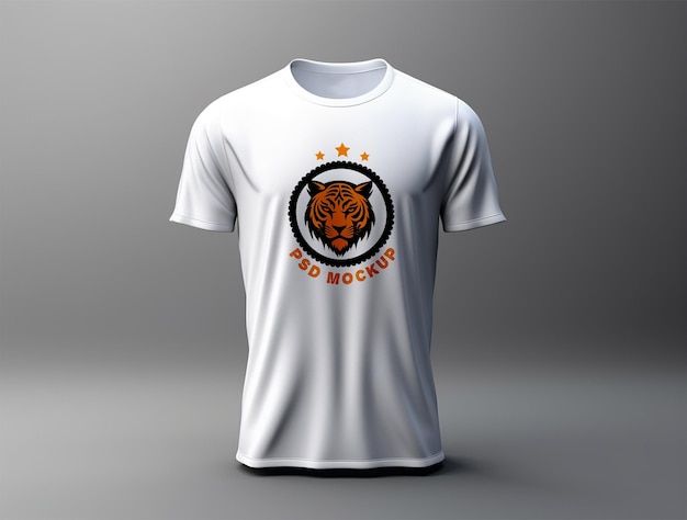 3D T shirt mockup design PSD template