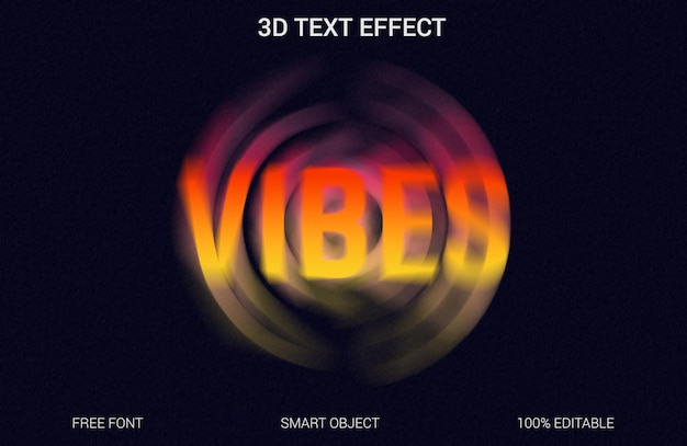 3d Text Effect Templat