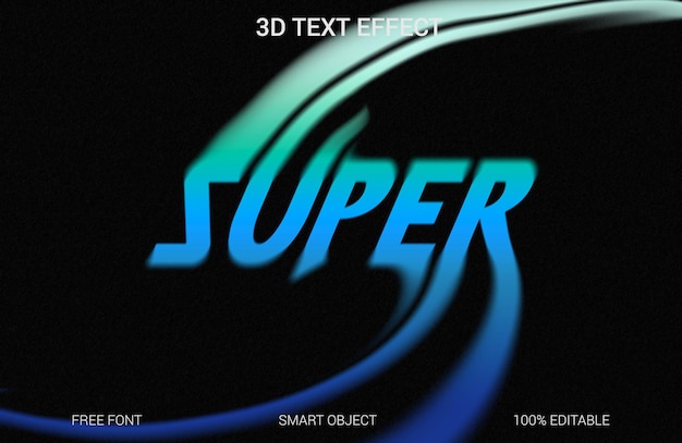 3d Text Effect Templat