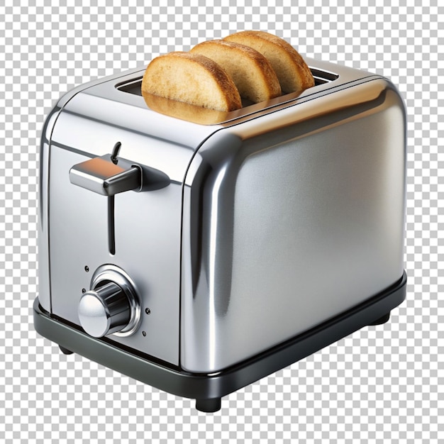 PSD 3d toaster on transparent background