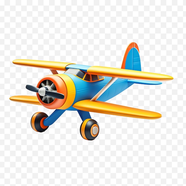 3d Toy airplane illustration