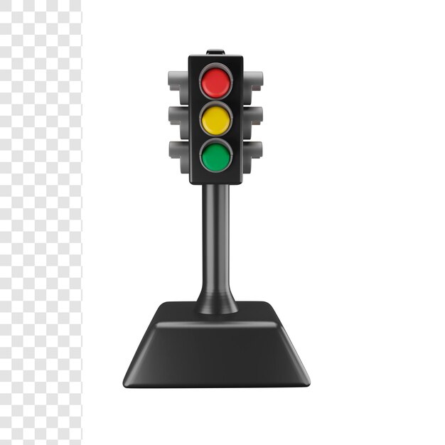 PSD 3d traffic light