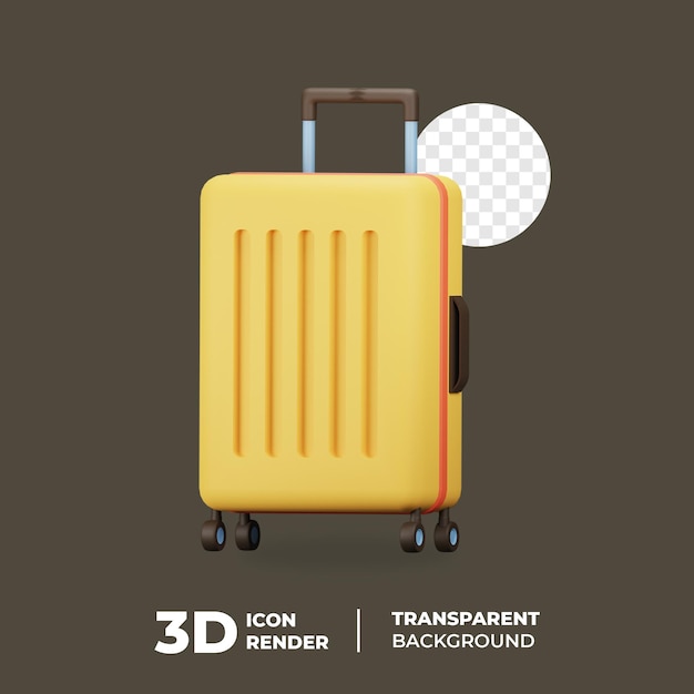 3D Travel Icon luggage