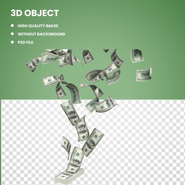 3d us dollars flying higher