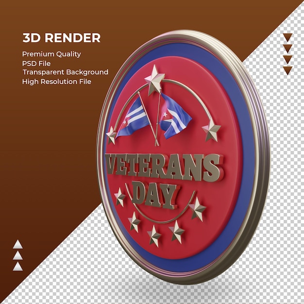 3d Veterans day Cuba rendering right view