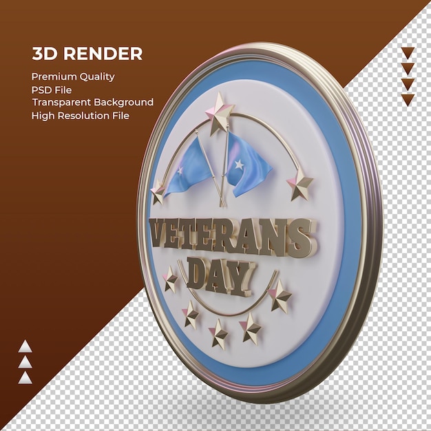 3d Veterans day Somalia rendering right view