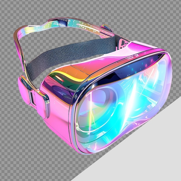 3d virtual reality glasses metaverse technology png isolated on transparent background